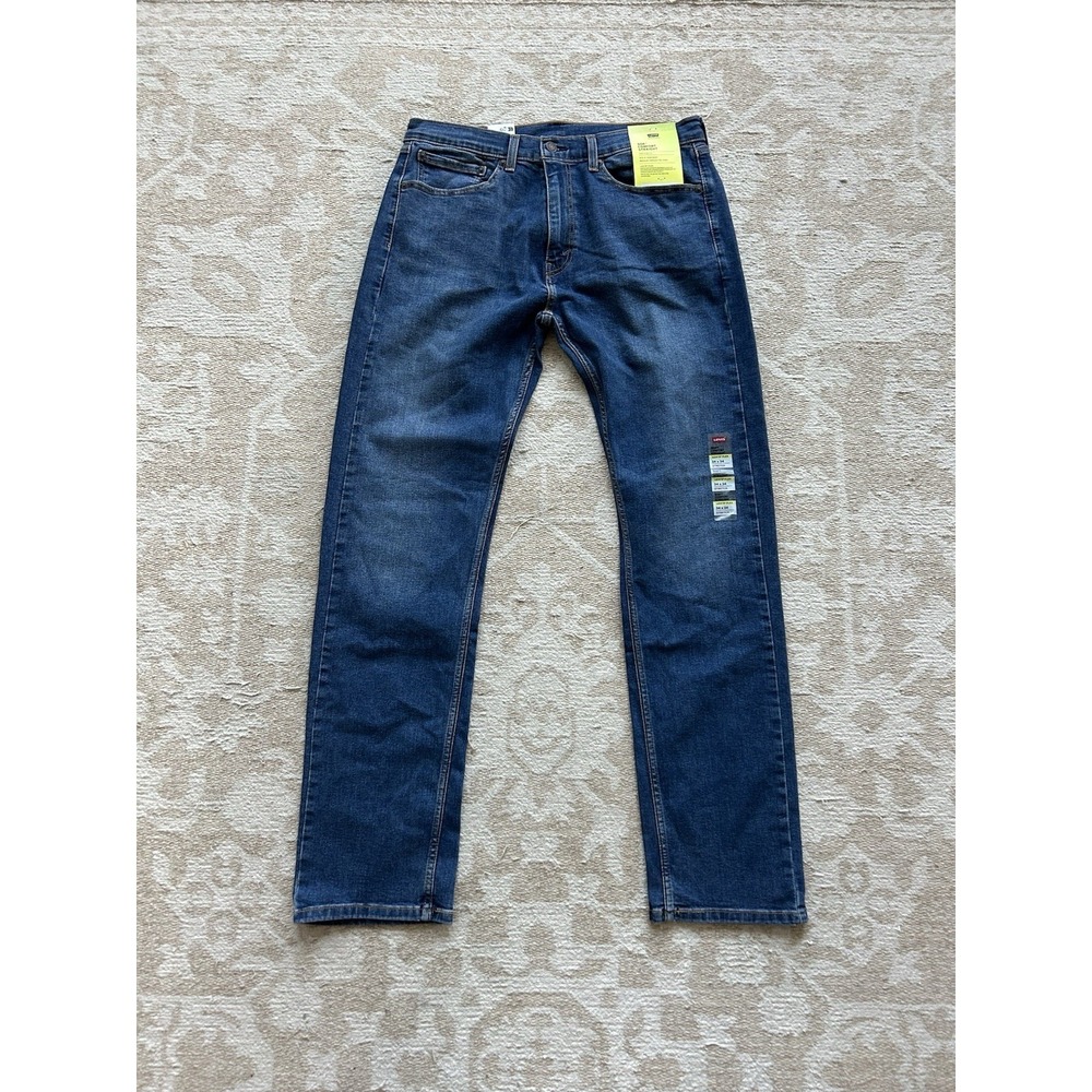 Levi's 506 Comfort Fit Straight Jeans 34x34 Mens Blue Stretch Denim NWT